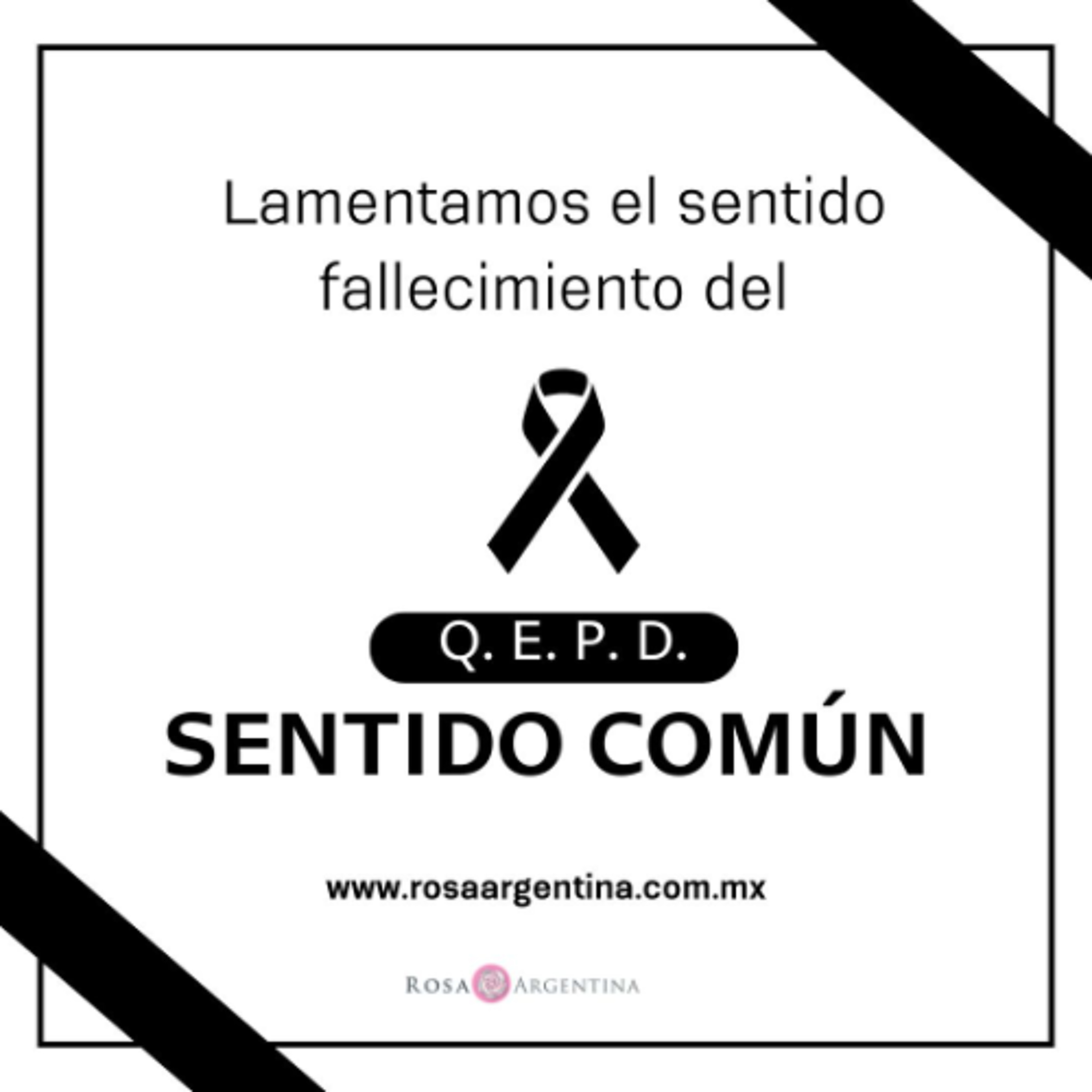 LAMENTAMOS EL SENSIBLE FALLECIMIENTO "DEL SENTIDO COMÚN" episode artwork