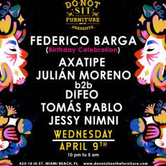 Tomas Pablo B2B Difeo B2B Julian Moreno / Live at Do not Sit, Miami