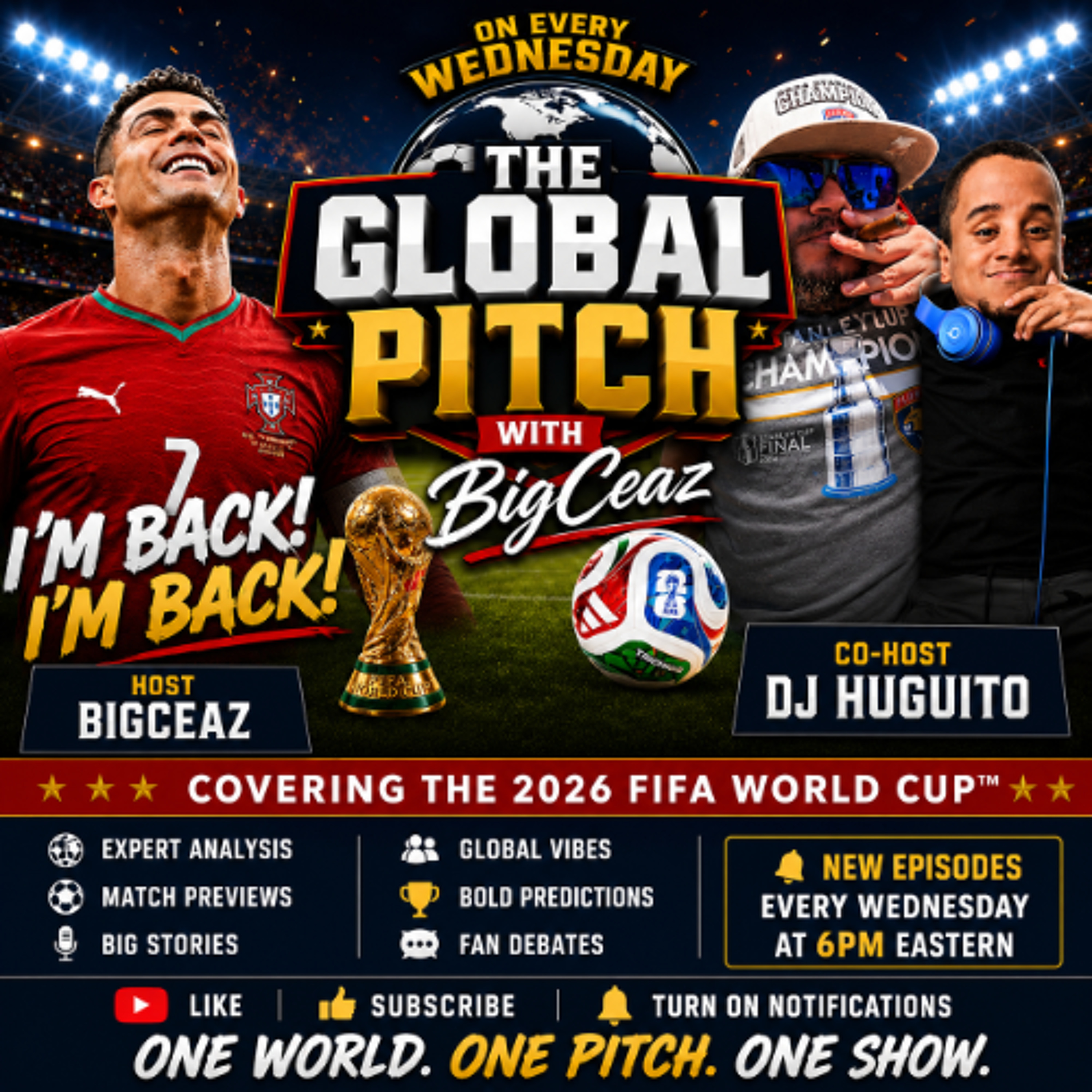 THE GLOBAL PITCH WITH BIGCEAZ Episode 3 | Cristiano Renaldo is Back! episode artwork