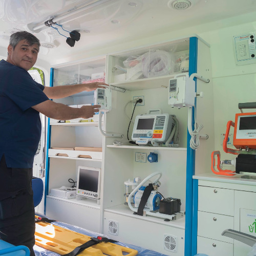 Laura Gutmann-¿Cómo son las ambulancias de alta complejidad que entregó el Gobierno a los hospitales?