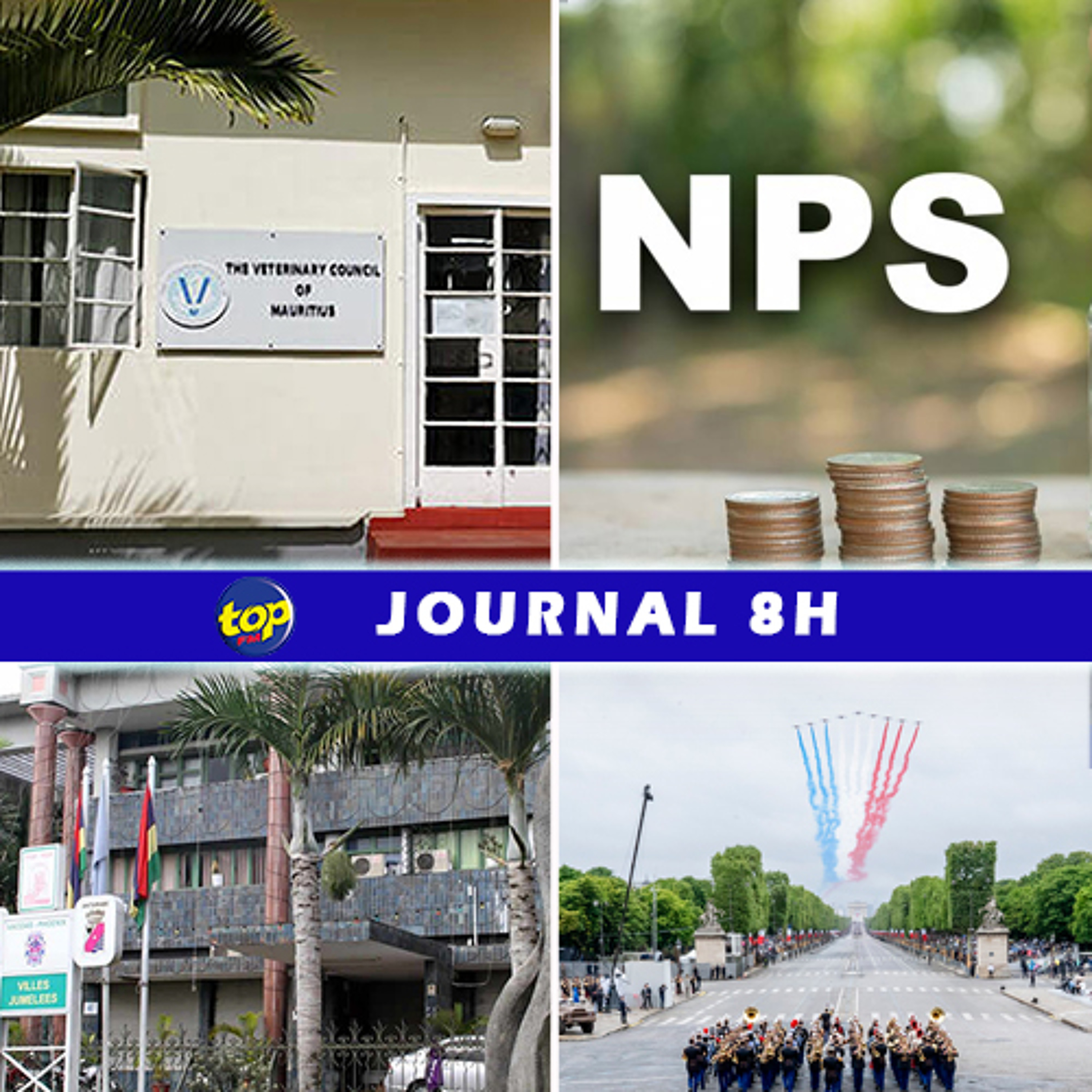 Le journal de 8H de ce lundi 14 juillet 2025