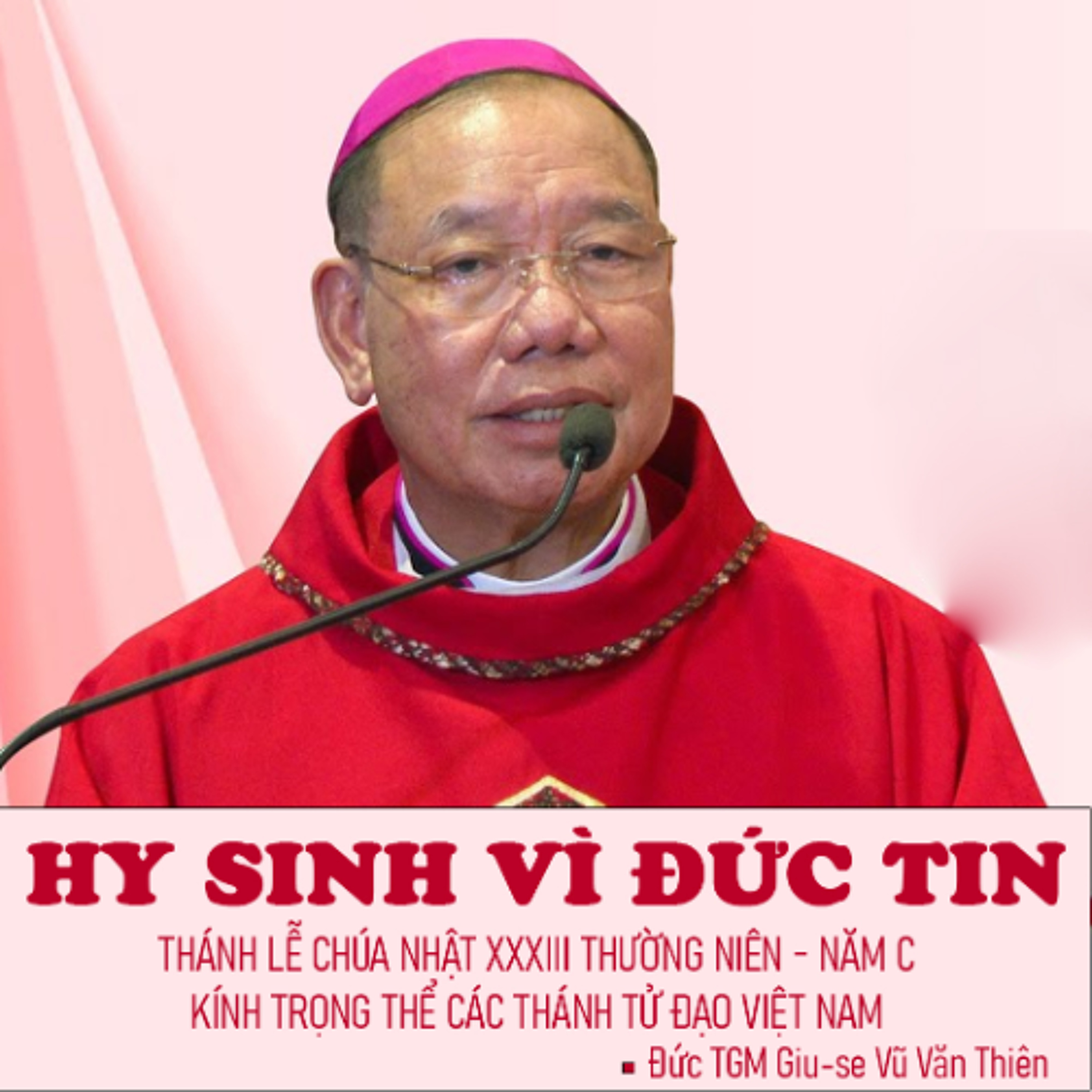Hy sinh vì đức tin | CN kính trọng thể Các Thánh Tử Đạo Việt Nam | Đức TGM Giu-se Vũ Văn Thiên