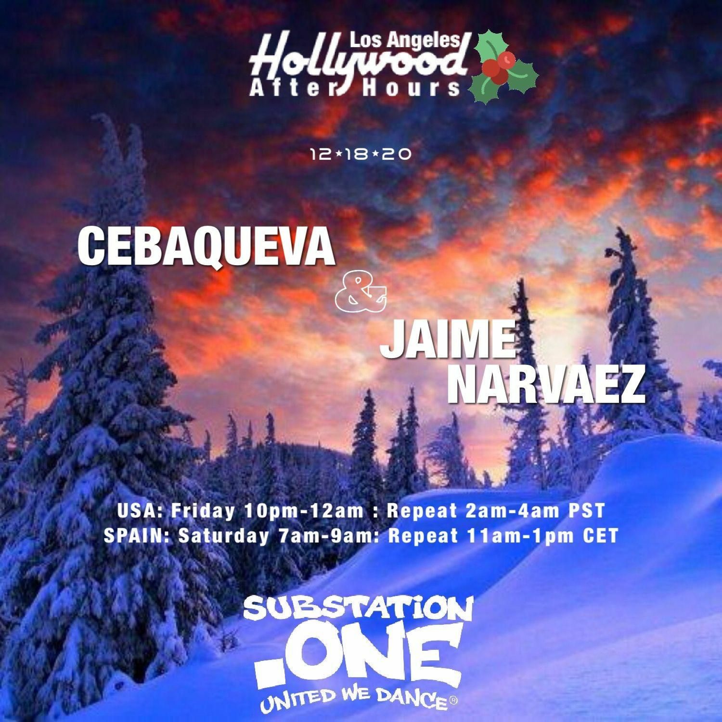Cebaqueva and Jaime Narvaez | Hollywood After-Hours on subSTATION.one | Show 0127 episode artwork