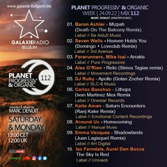 Marc Denuit // Planet Progressiv' & Organic Mix 112 Week 24.09.22 On Galaxie Radio Belgium