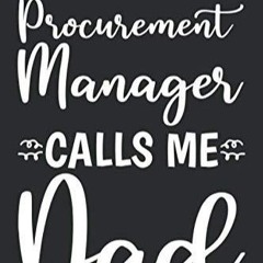read pdf my favorite procurement manager calls me dad: blank lined notebook - writing journal,