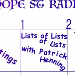 Hope St Radio -  Patrick Henning / List Of Lists Of Lists Ep 2