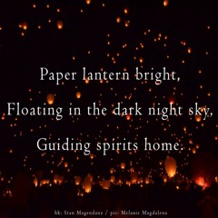 Paper lantern bright [naviarhaiku472]
