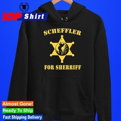 Scheffler for sherriff golfer shirt