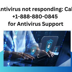 Antivirus Not Responding Call +1 - 888 - 880 - 0845 For Antivirus Support