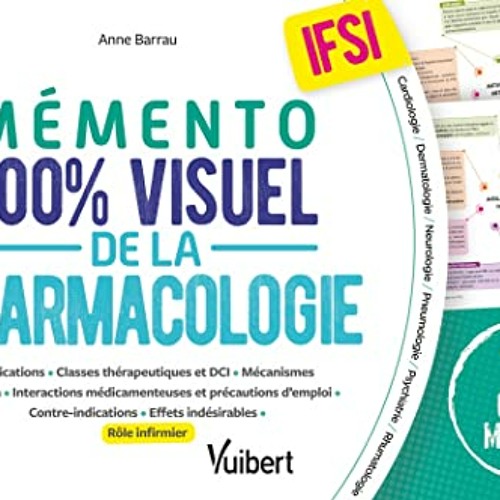 Mémento 100% visuel de la pharmacologie IFSI: 150 cartes mentales en couleurs avec le rôle infirmier pour réviser l'UE 2.11 en format epub - xBGwmLvHBz