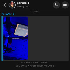 Paranoid (1k + lunas!)