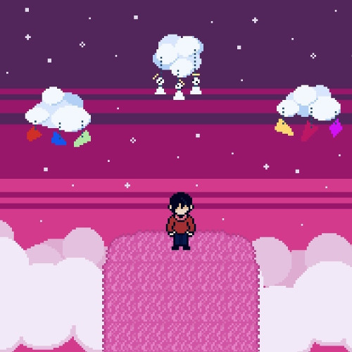 Something is hanging from the Clouds