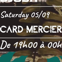 Card Mercier at Jungle Bar Bruxelles 05/09/2020