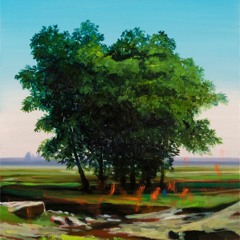 Le relais, poème de Gérard de Nerval pour la série "Les arbres classiques" d'Olivier Masmonteil