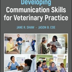 (PDF Download) Developing Communication Skills for Veterinary Practice - Jane R. Shaw