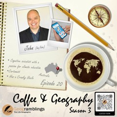 Coffee & Geography 3x20 John Cook (Australia) Cognitive bias, cartoons, cli-fi and more