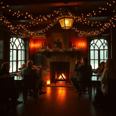 Holly in Our Glasses