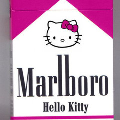 smoke me like i'm a hello kitty cigarettes
