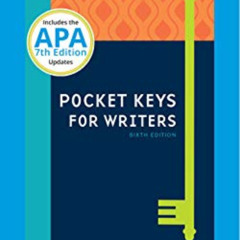 [Read] EBOOK 🖍️ Pocket Keys for Writers with APA Updates, Spiral bound Version (Keys