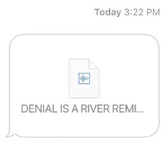 denial is a river