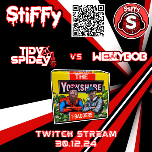 WellyBob VS TidySpidey The Yorkshire T-Baggers - Hard House twitch stream 30.12.24 160bpm+