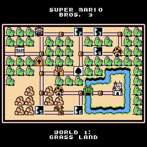 Super Mario Bros. 3 - World 1 (Cover)