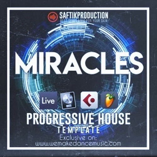 Miracles - Progressive House Template for Ableton Live, Cubase, FL Studio and Logic ProX