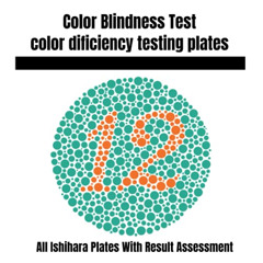ACCESS KINDLE 📨 Color Blindness Test: Color Deficiency testing plates by  Sam Bel [E