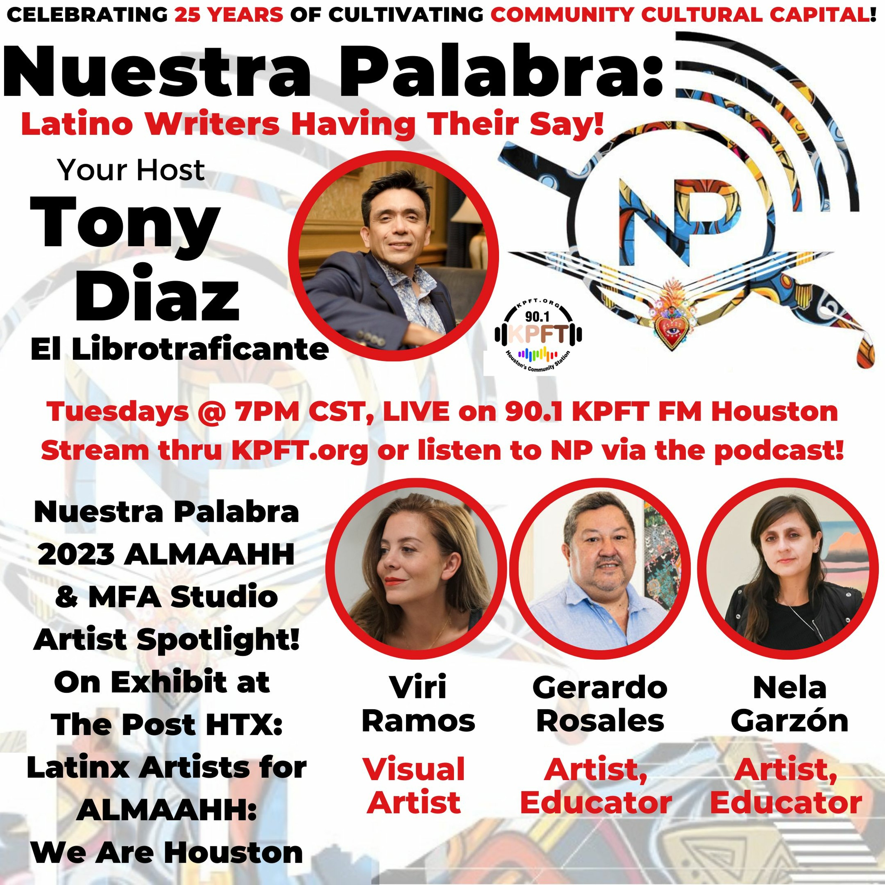 Nuestra Palabra: Latino Writers Have Their Say w/ Tony Diaz