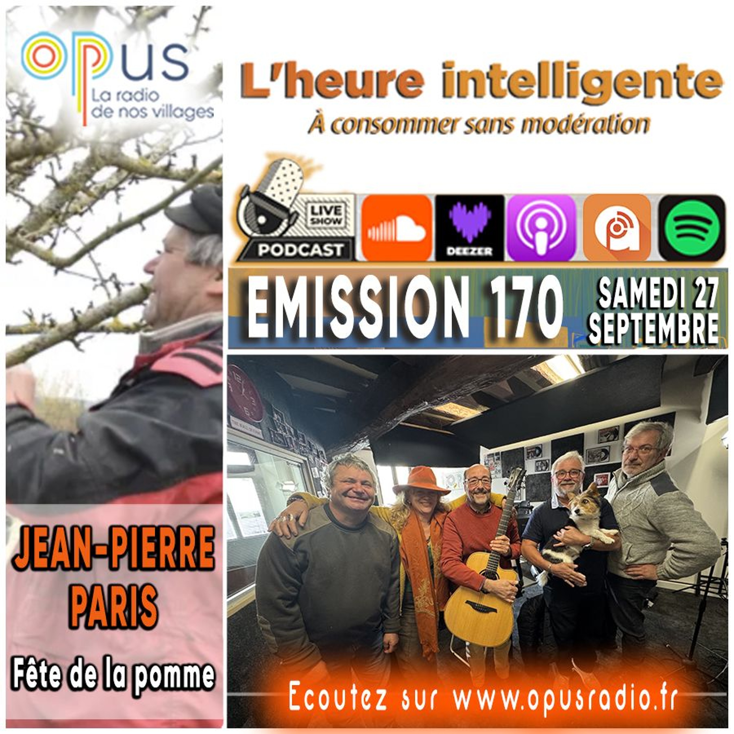 L’heure intelligente EM170 - 27/09/25 : Jean-Pierre Paris, fête de la pomme