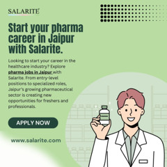 Top Pharma Jobs in Jaipur for Freshers & Professionals