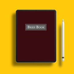 Brief Book: Case Review Brief Templates (Cream Paper) - 100 Cases (Law School Notebooks). Witho