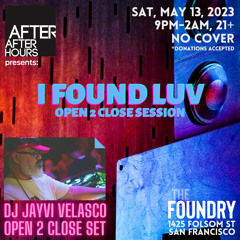 Jayvi Velasco live at I FOUND LUV - open2close session at The Foundry San Francisco - May 13, 2023