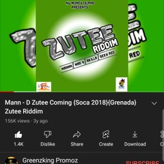 Mann -D Zutee Coming {Soca 2018 Grenada} Zutee Riddim