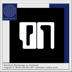 pontoon bookings @ operator radio // 03.08.21