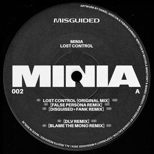 PREMIERE: Minia - Lost Control (Blame The Mono Remix) [MG002]