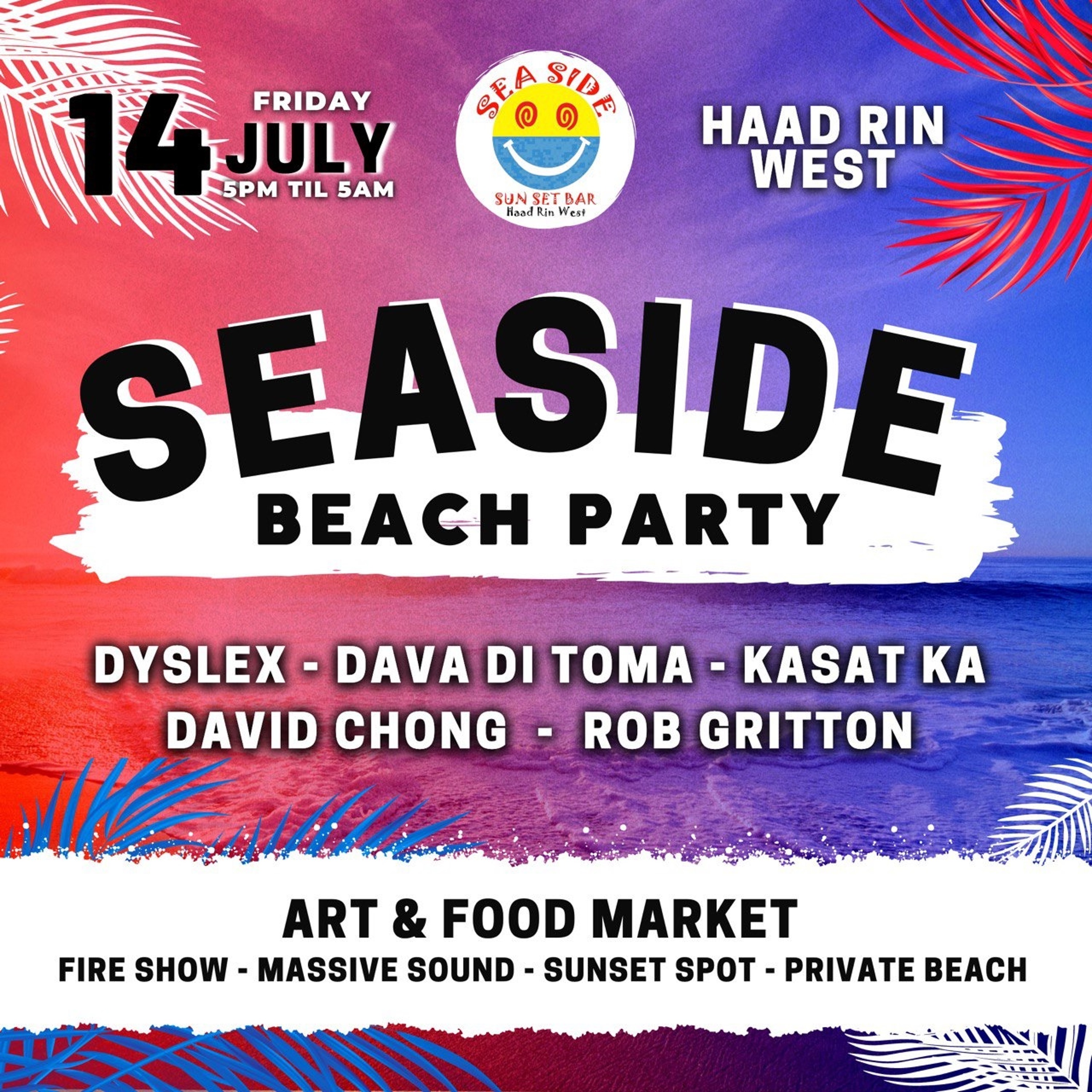 Dava Di Toma @ Seaside Koh Phangan (Sunset Warm Up) 14.07.23 episode artwork