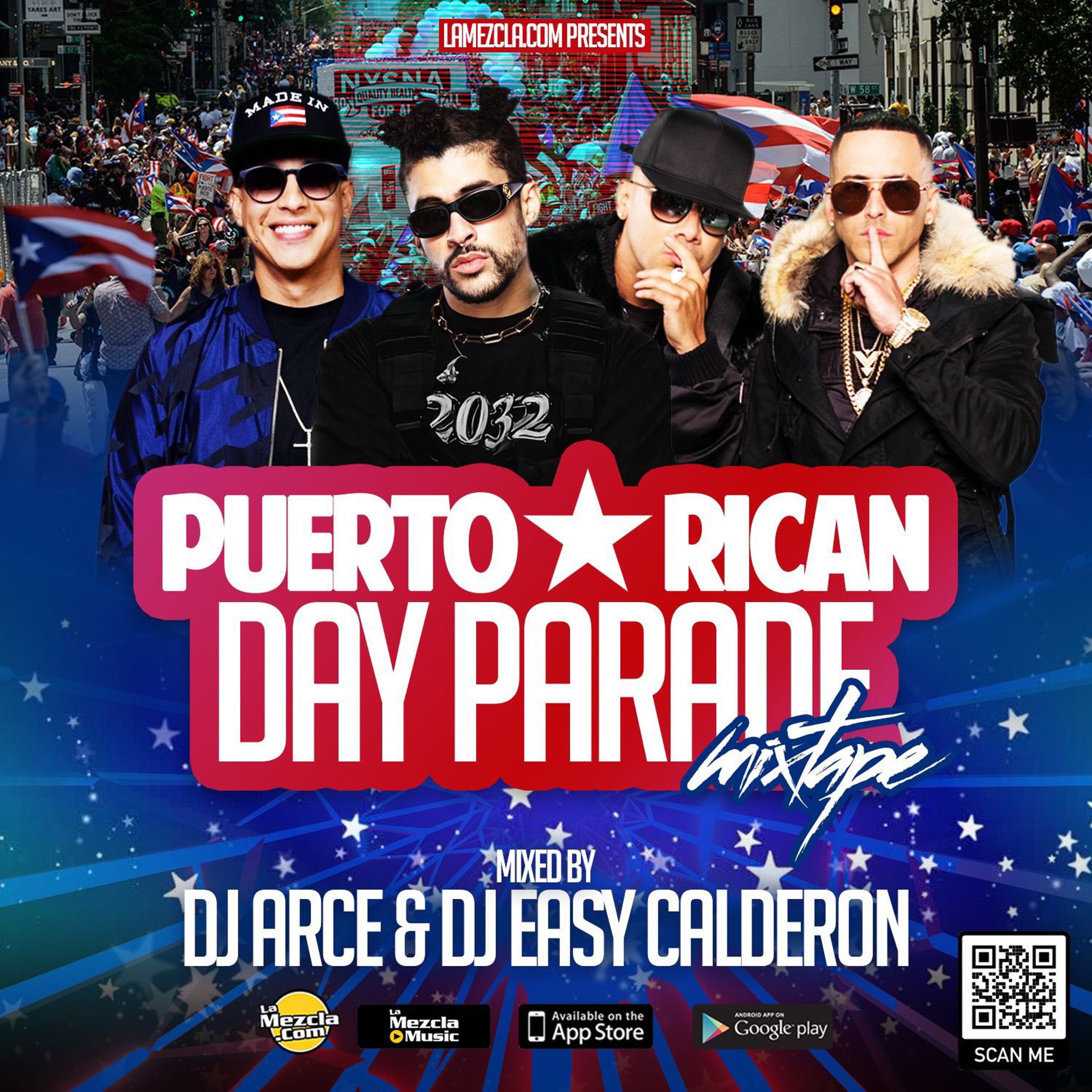 2021 puerto rican parade mixtape (LaMezclaRadio) episode artwork