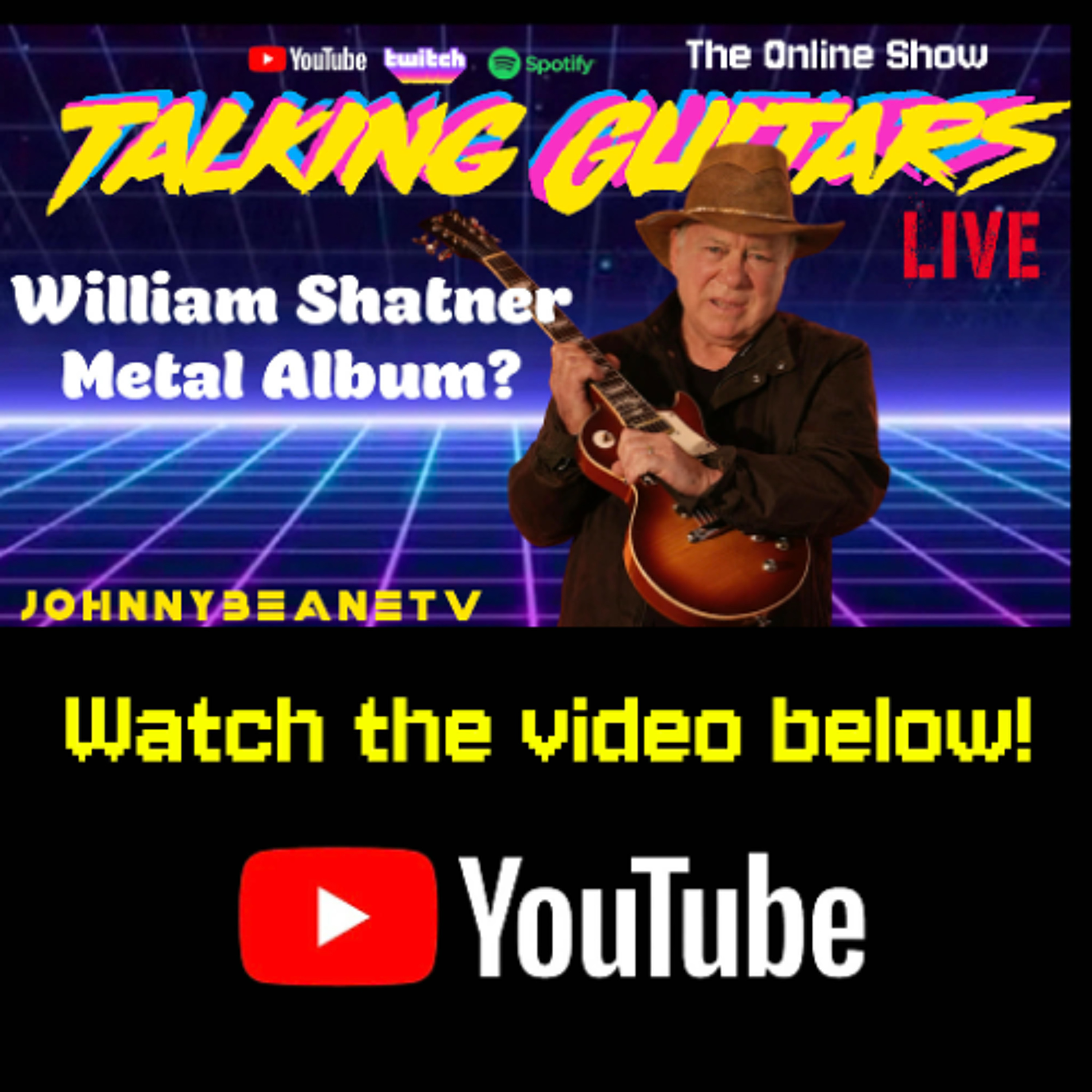 Talking Guitars LIVE! 🎸 Strap Locks, Humbucker Wiring Madness & Shatner’s Metal Album?! 2/20/26🔥 episode artwork