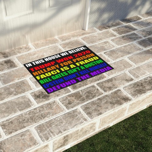 LGBT In this house we believe Trump won 2020 Hillary for prison doormat