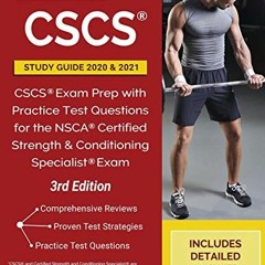 Read EPUB KINDLE PDF EBOOK CSCS Study Guide 2020 and 2021: CSCS Exam Prep with Practice Test Questio