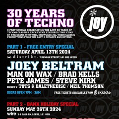 JOY 30 Years of Techno Part 1 - Pete James