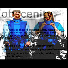 Obscenity (when i see it)