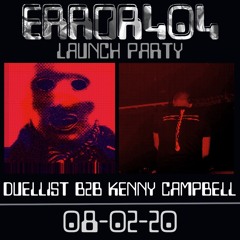Kenny Campbell & Duellist - Live at Error404 Glasgow Launch Party 6th March 2020