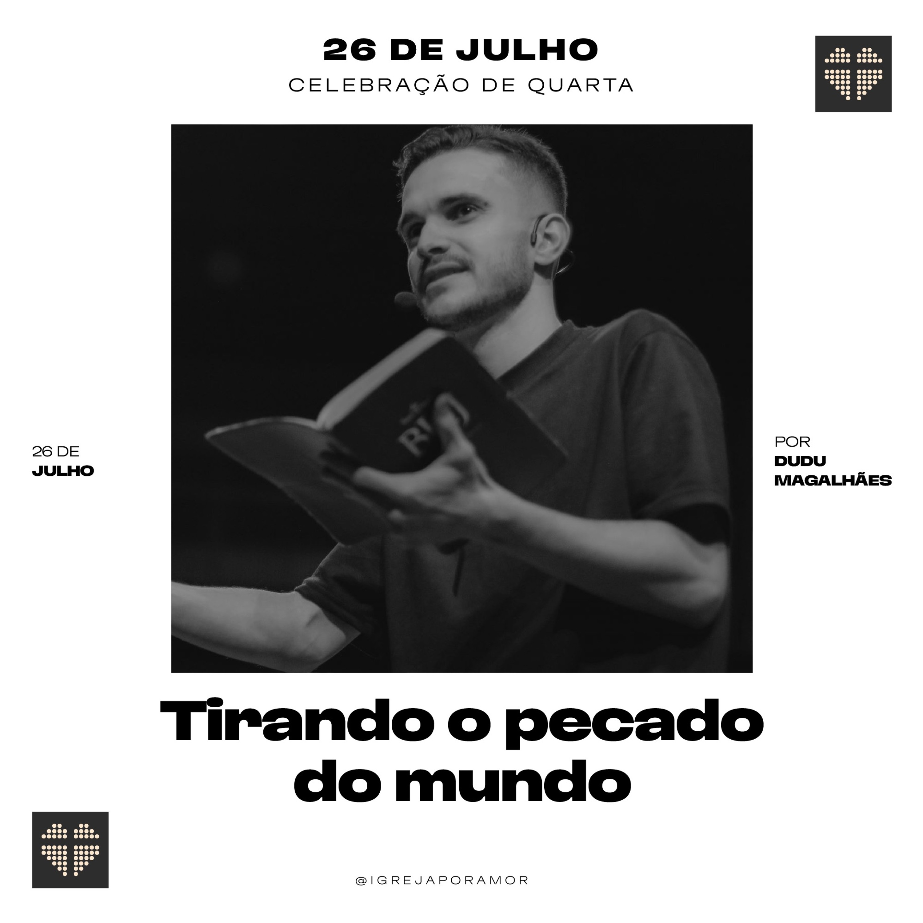 Tirando o Pecado do Mundo | Igreja Por Amor | Dudu Magalhães | 26 de Julho de 2023 episode artwork