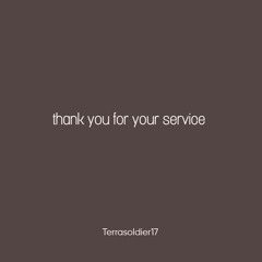 thank you for your service