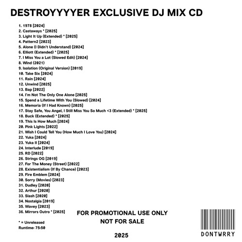 Destroyyyyer Lofi Chill Mix CD