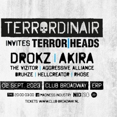 DJ Rhose Live set Terrordinair Invites Terrorheads 02.09.23