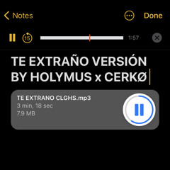 TE EXTRAÑO x HOLYMUS