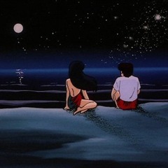 under the night sky